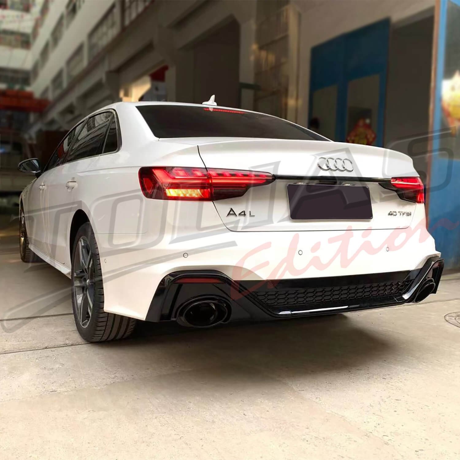 Utmost Downforce Garage on Instagram: Vehicle Specification: Audi A4 B9  Modification Description: - RS4 B9 Front Bumper - RS4 B9 Front Grille - RS4  B9 Rear Bumper - RS4 B9 Rear Diffuser 