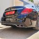 REAR DIFFUSER w/TIPS TYPE C63 AMG